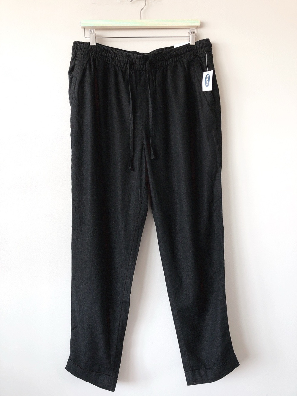 Old Navy Linen blend Black lightweight pants women’s large pant